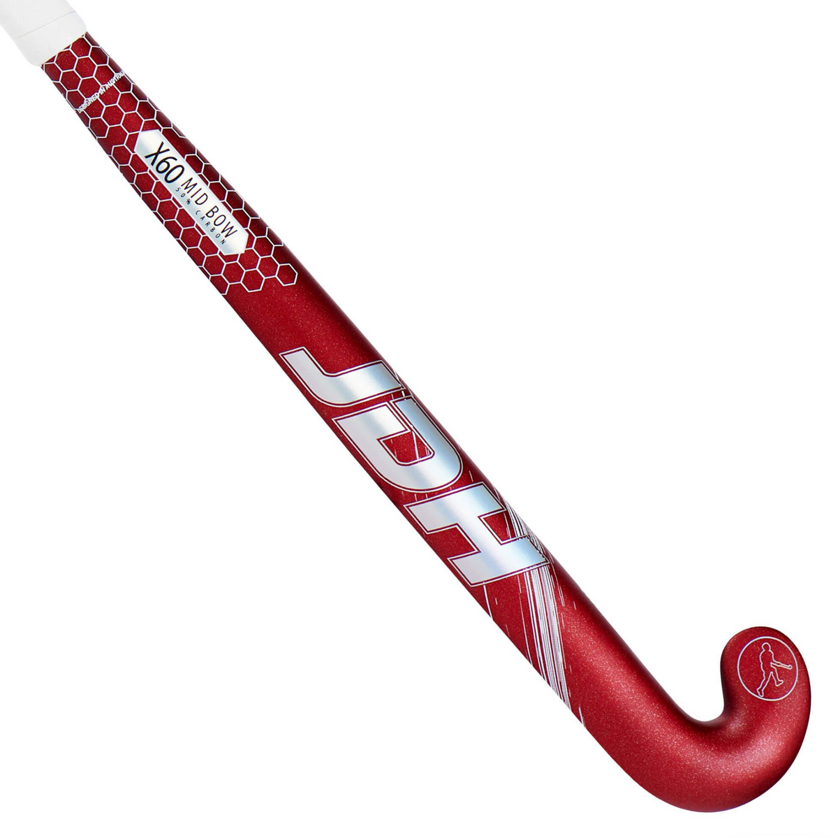 X60 Mid Bow Red - Field Hockey Stick