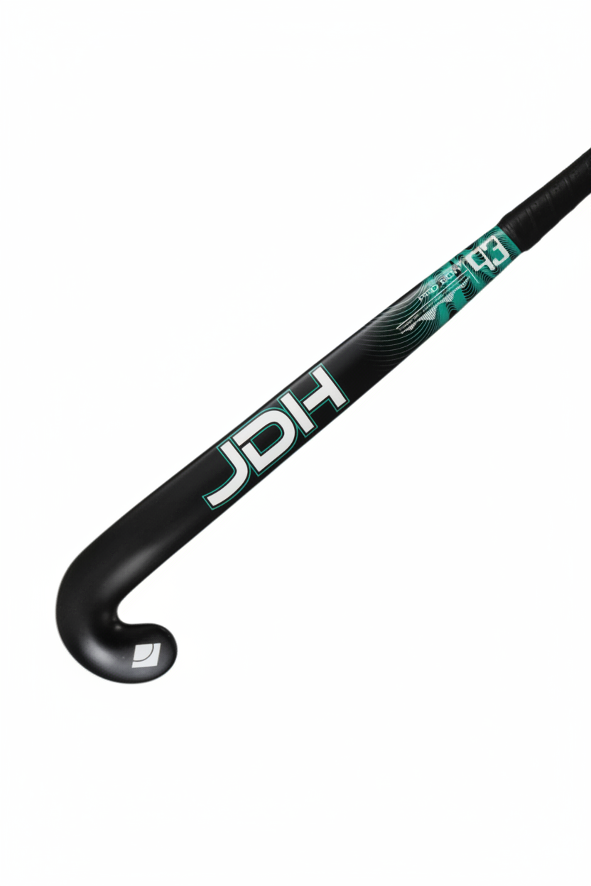 Side angle view showing bow curve